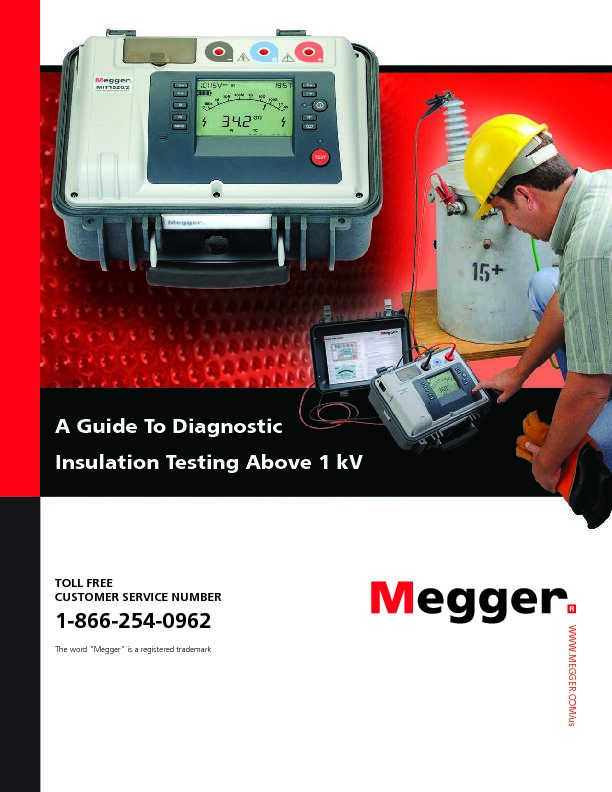 [PDF] Megger A Guide To Insulation Testing Above 1 kV  - Instrumart