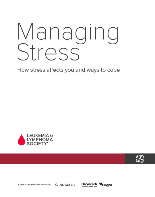 [PDF] How stress affects you and ways to cope