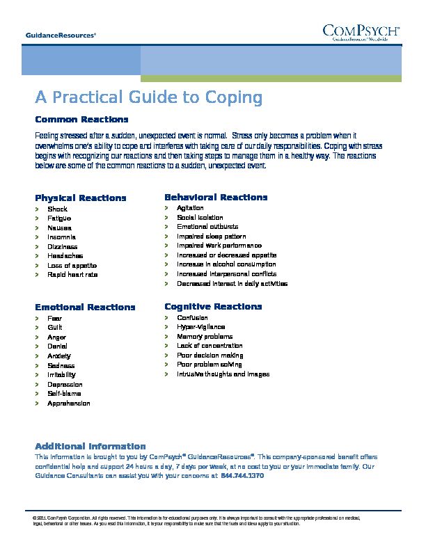 [PDF] A Practical Guide to Coping