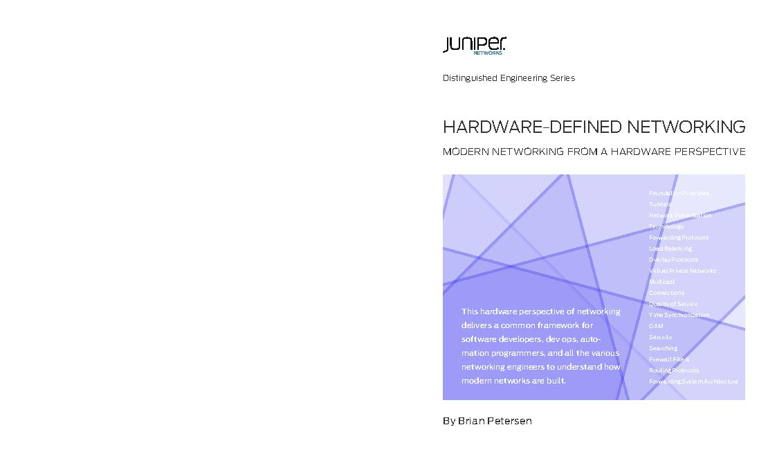 [PDF] Hardware-Defined Networking by Brian Petersen