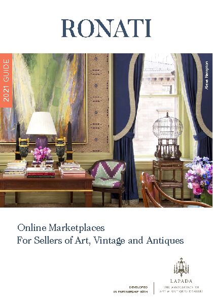 [PDF] Online Marketplaces For Sellers of Art, Vintage and Antiques