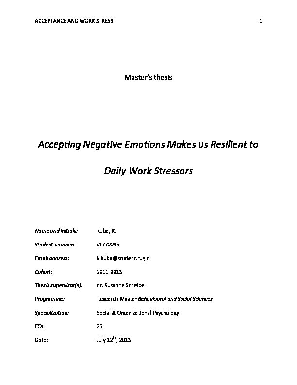 [PDF] Accepting)Negative)Emotions)Makes)us)Resilient)to) Daily)Work