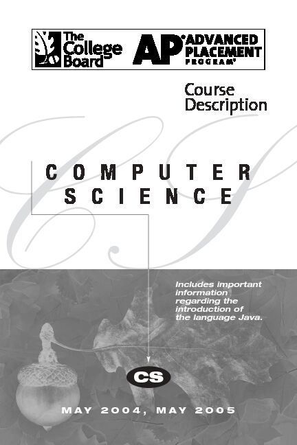 [PDF] AP Computer Science - Saint Anns School