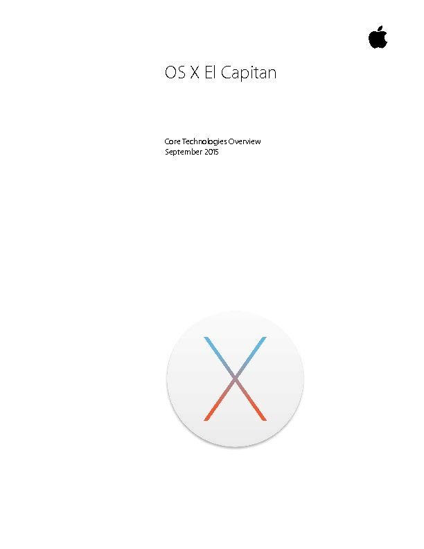 [PDF] OS X El Capitan - Apple