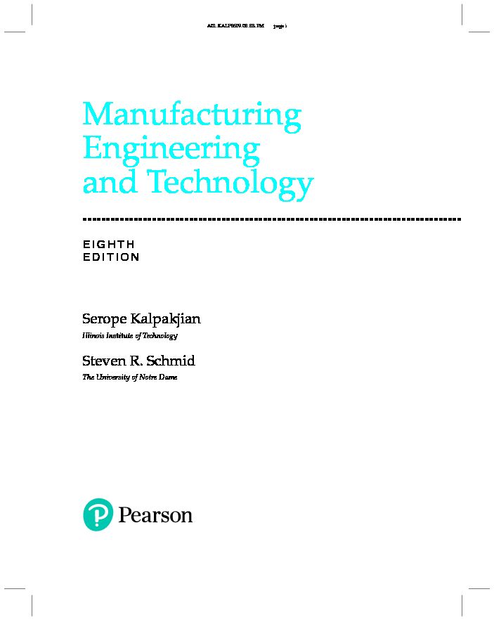 [PDF] Manufacturing Engineering and Technology