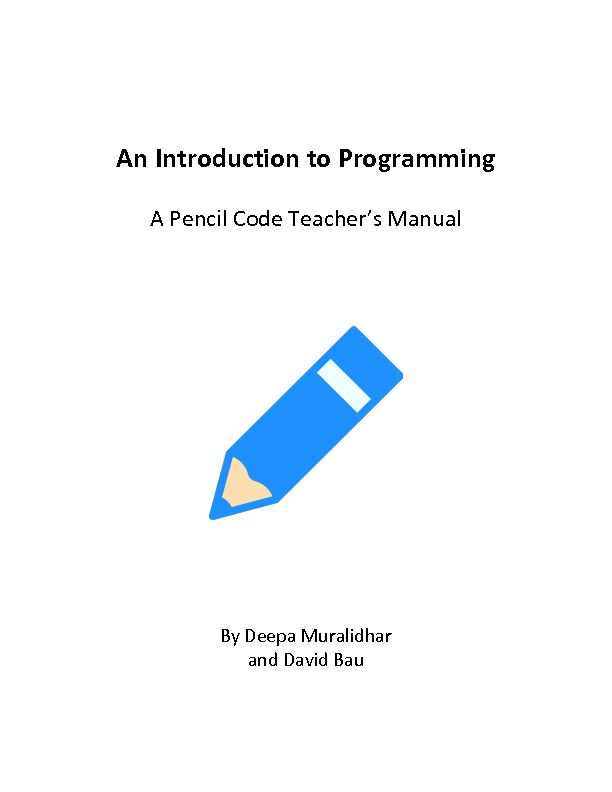 An Introduction to Programming