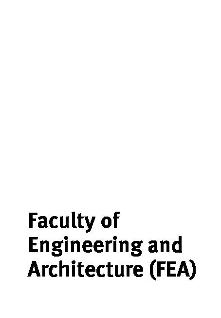 [PDF] Faculty of Engineering and Architecture (FEA)