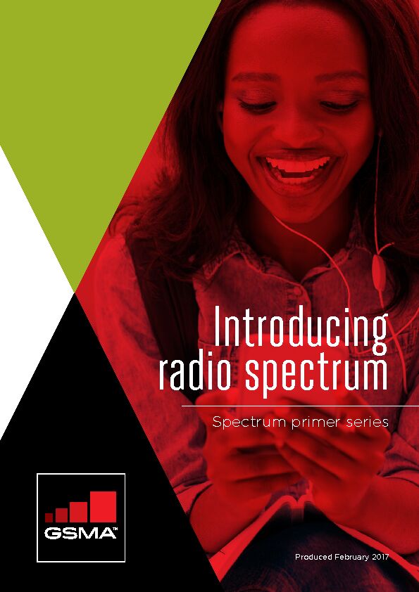 [PDF] Introducing radio spectrum - GSMA