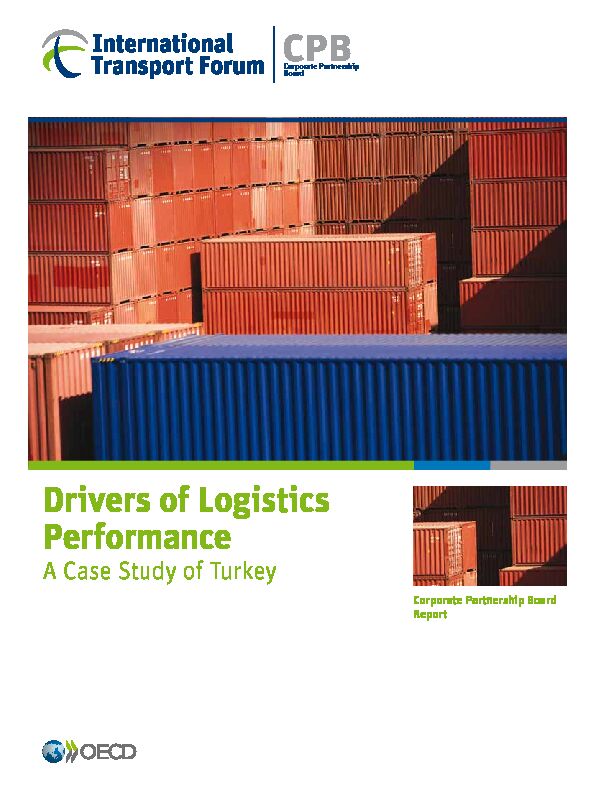 [PDF] Drivers of Logistics Performance - International Transport Forum