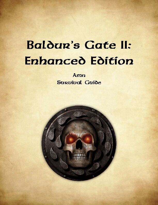 [PDF] Baldurs Gate II: Enhanced Edition