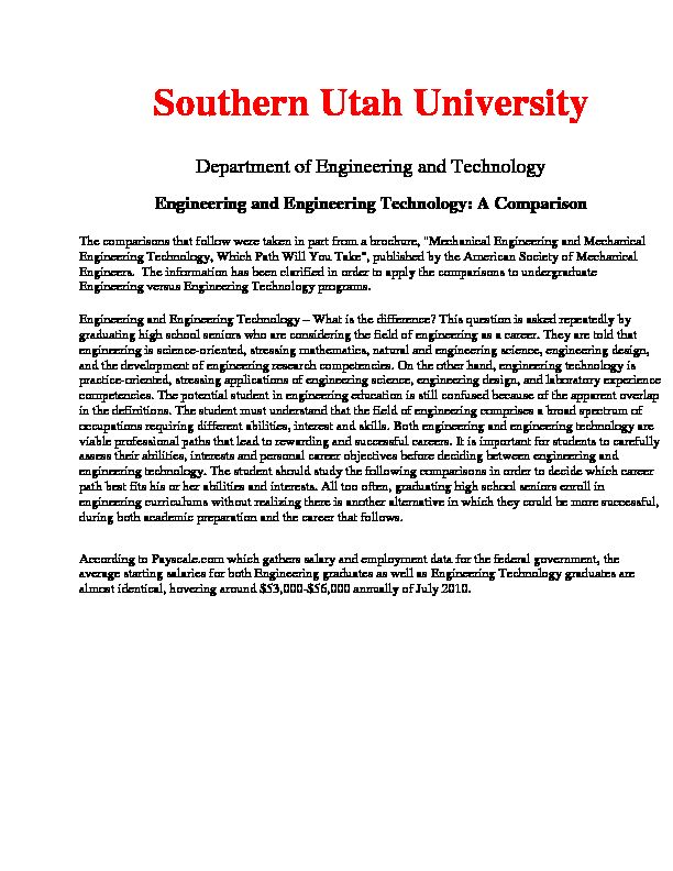 [PDF] Department of Engineering and Technology
