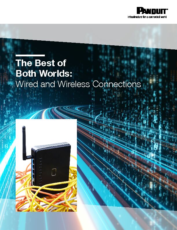 [PDF] The Best of Both Worlds: Wired and Wireless Connections CPAT04