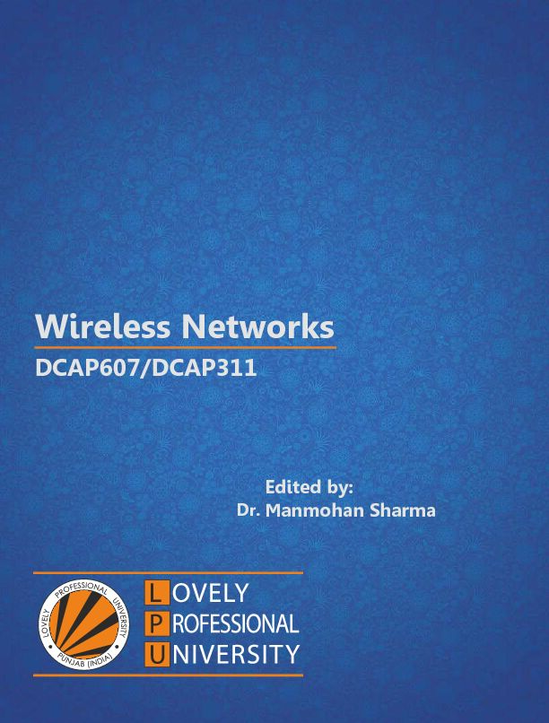 [PDF] Wireless Networks - DCAP607/DCAP311 - LPU Distance Education