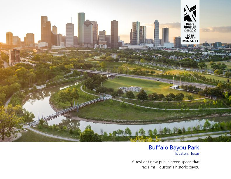 [PDF] Buffalo Bayou Park - Rudy Bruner Award for Urban Excellence