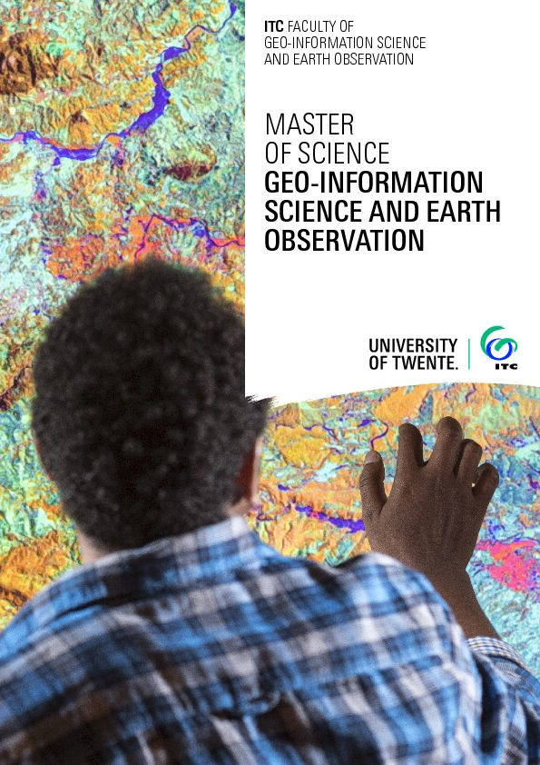 [PDF] Master of Science - Geo-information and Earth Observation
