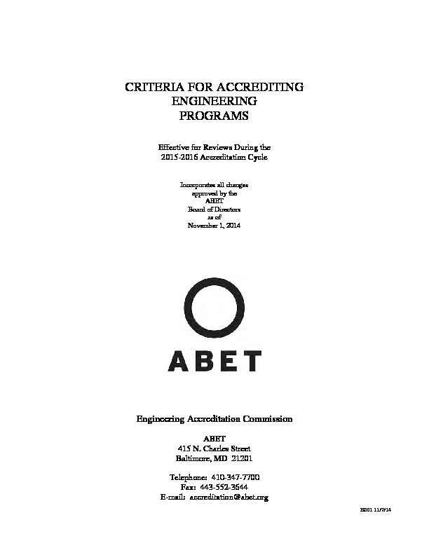 [PDF] EAC Criteria - ABET