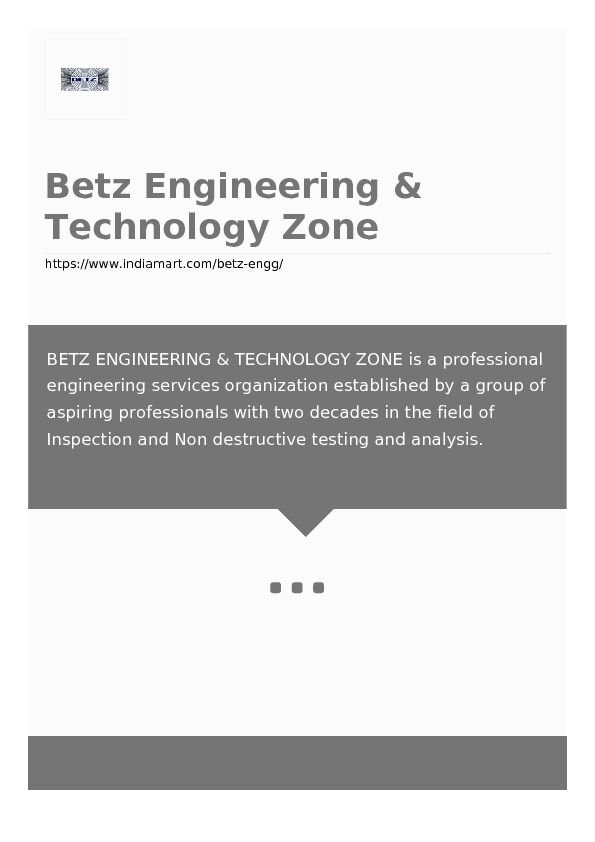 Betz Engineering & Technology Zone - IndiaMART