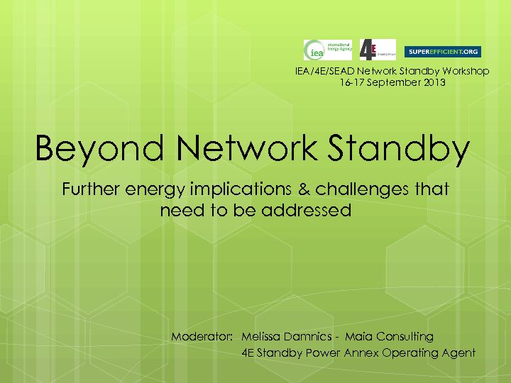 [PDF] Beyond Network Standby