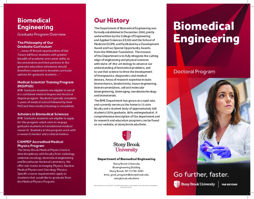 [PDF] Biomedical Engineering - Stony Brook University