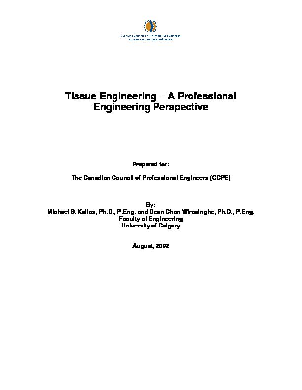 [PDF] Tissue Engineering Position Paper Final Versio