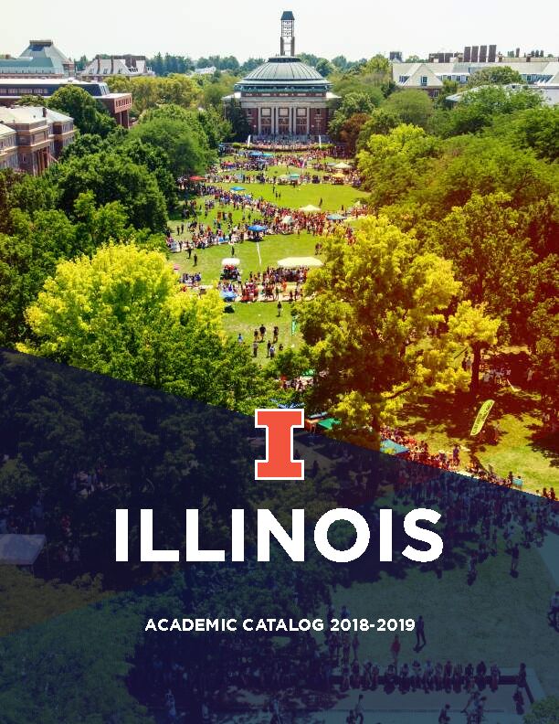[PDF] University of Illinois at Urbana-Champaign 2018-2019 Academic