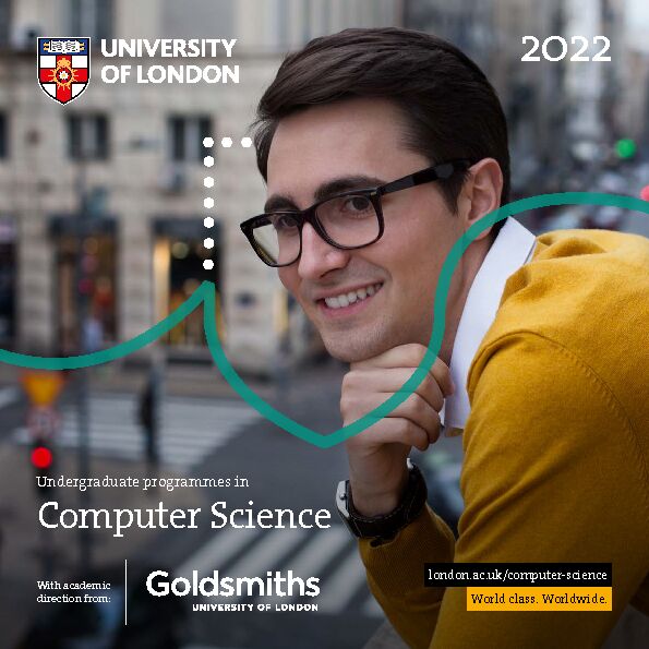 BSc Computer Science prospectus - University of London