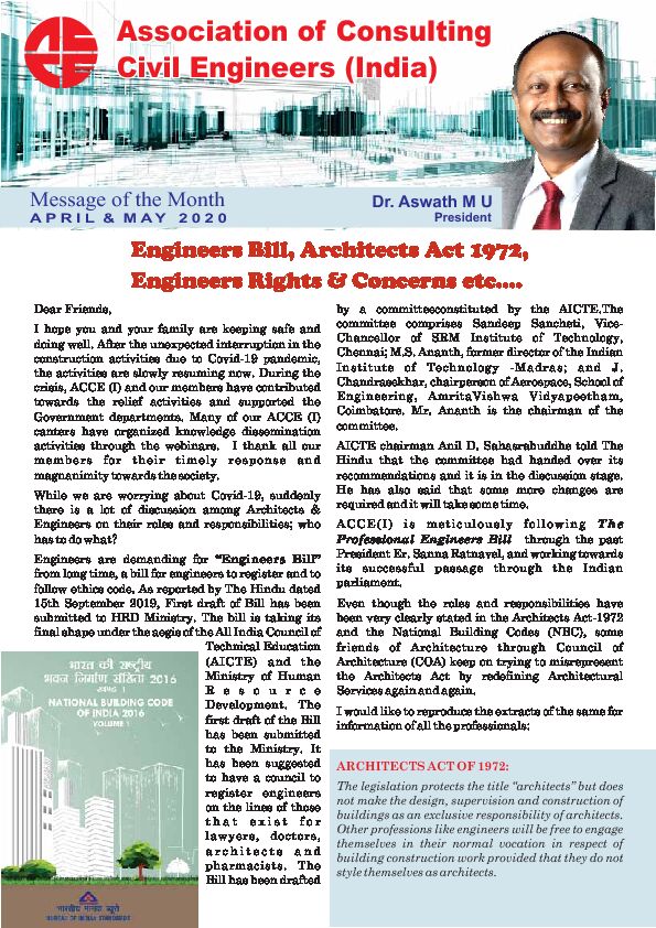 [PDF] Association of Consulting Civil Engineers (India)