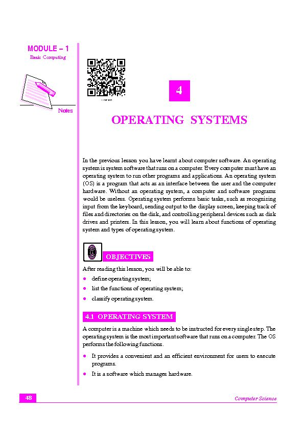 [PDF] 4 OPERATING SYSTEMS - NIOS