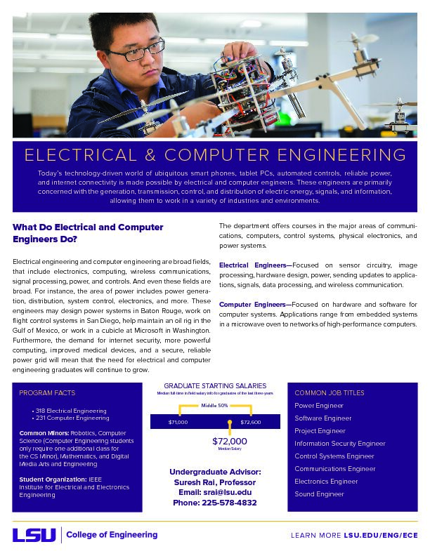 [PDF] Electrical & Computer Engineering - LSU