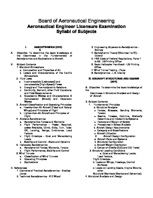 [PDF] Board of Aeronautical Engineering