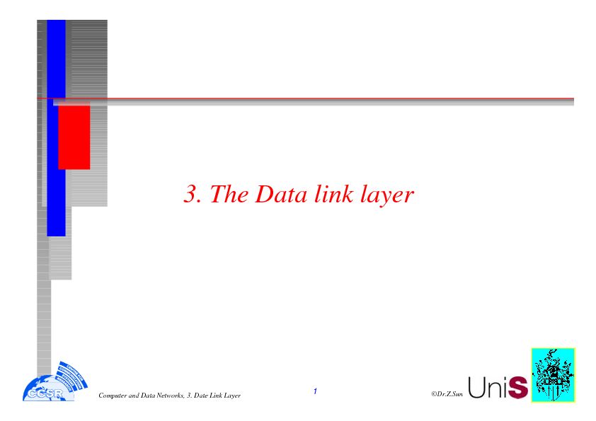 [PDF] 3 The Data link layer
