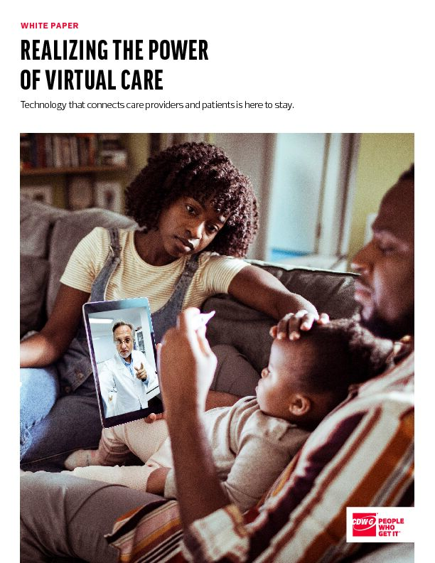 [PDF] REALIZING THE POWER OF VIRTUAL CARE - HealthTech Magazine