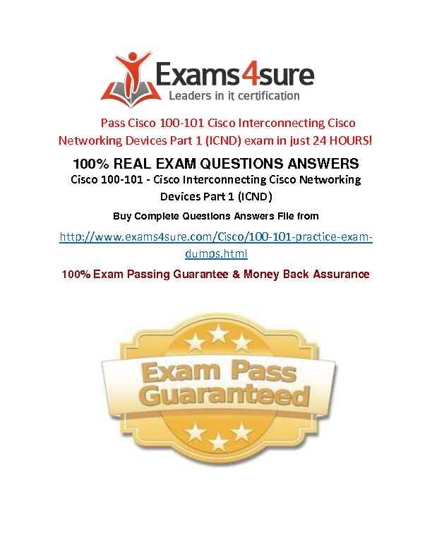 100% REAL EXAM QUESTIONS ANSWERS - Cisco Community