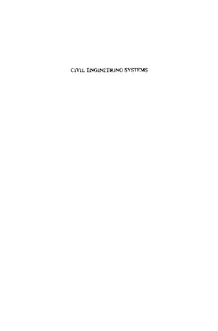 CIVIL ENGINEERING SYSTEMS - Springer