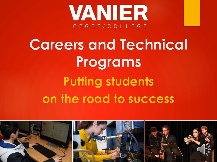[PDF] Careers and Technical Programs  Vanier College