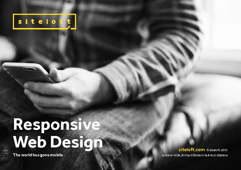 [PDF] Responsive Web Design - Siteloft