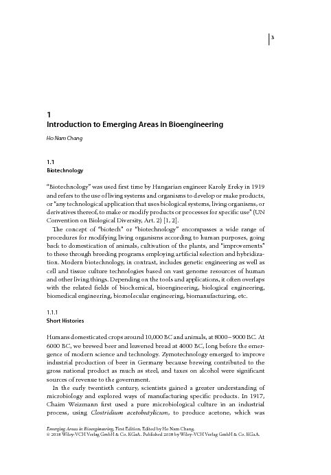 [PDF] 1 Introduction to Emerging Areas in Bioengineering - Wiley-VCH