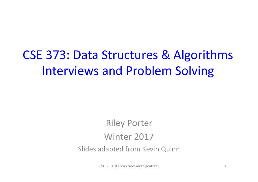 [PDF] Data Structures & Algorithms Interviews and Problem Solving