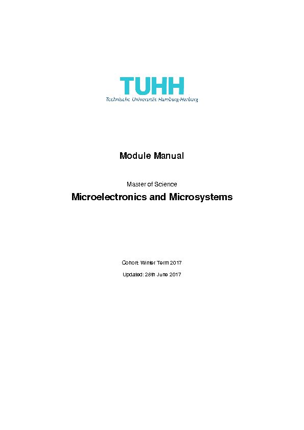 [PDF] Microelectronics and Microsystems - Studien- und Prüfungsordnungen