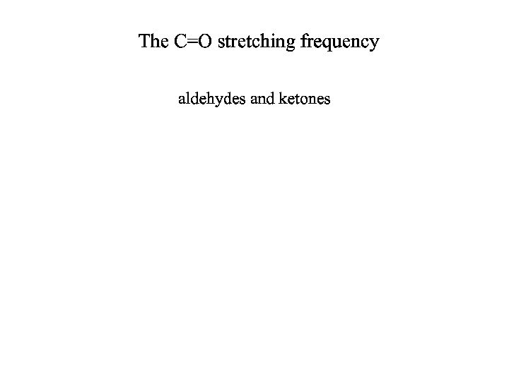 [PDF] The C=O stretching frequency