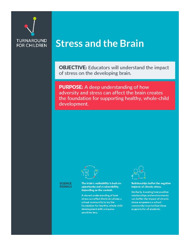 [PDF] Stress and the Brain  Turnaround for Children