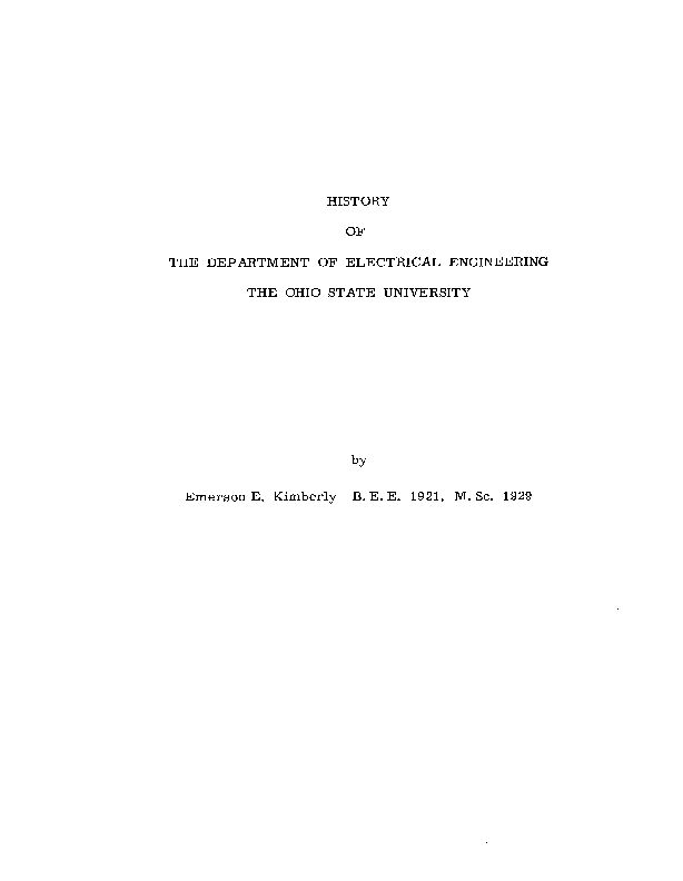 [PDF] HISTORY OF THE DEPARTMENT OF ELECTRICAL ENGINEERING