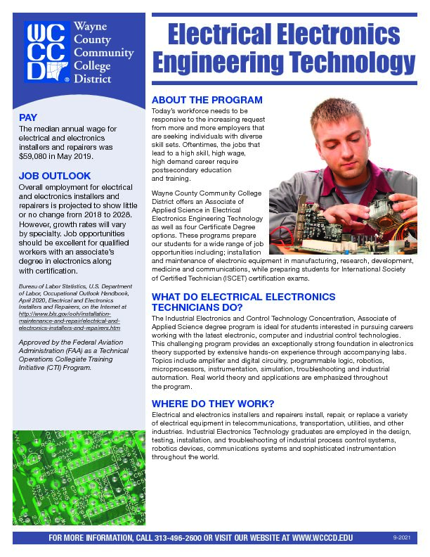 Electrical Electronics Engineering Technology