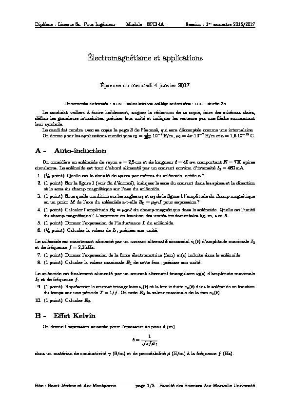 [PDF] Électromagnétisme et applications