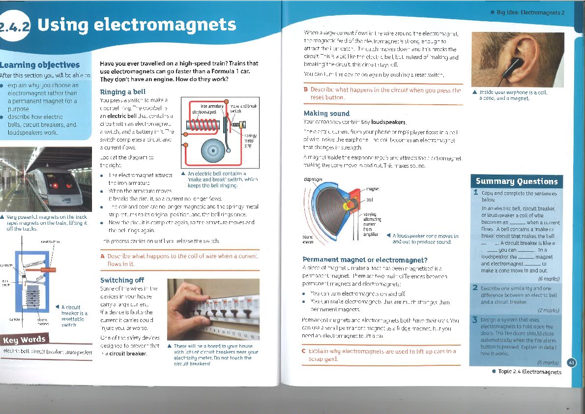 [PDF] When a large current flows in the wire around the electromagnet