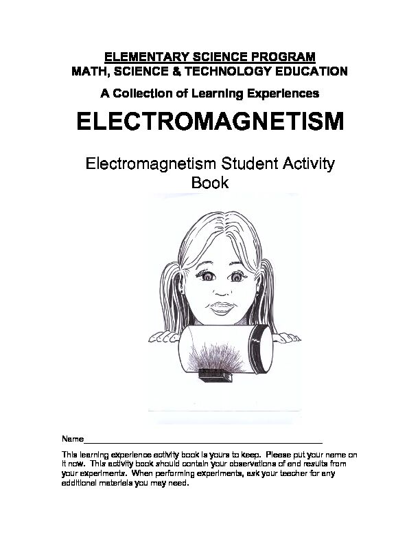 [PDF] ELECTROMAGNETISM - Amazon AWS