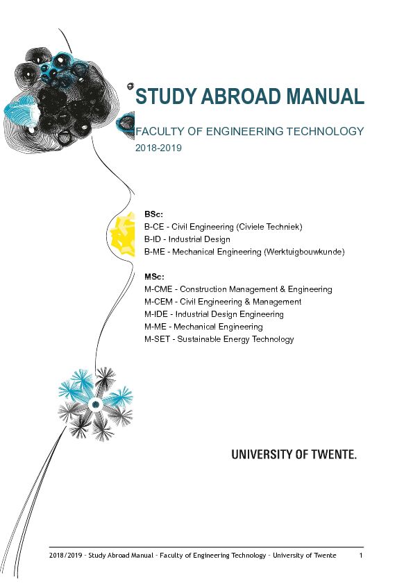 [PDF] Study abroad Manual ET 2018-2019