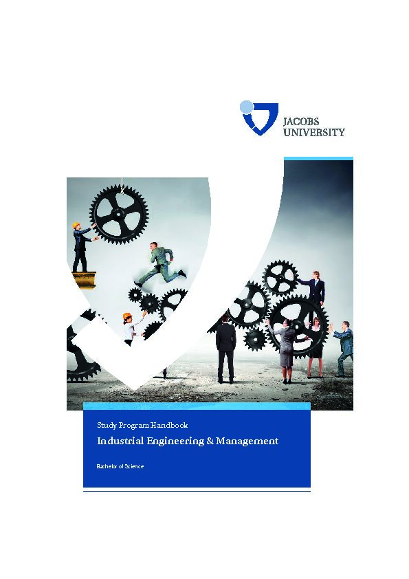 [PDF] Industrial Engineering & Management - Jacobs University