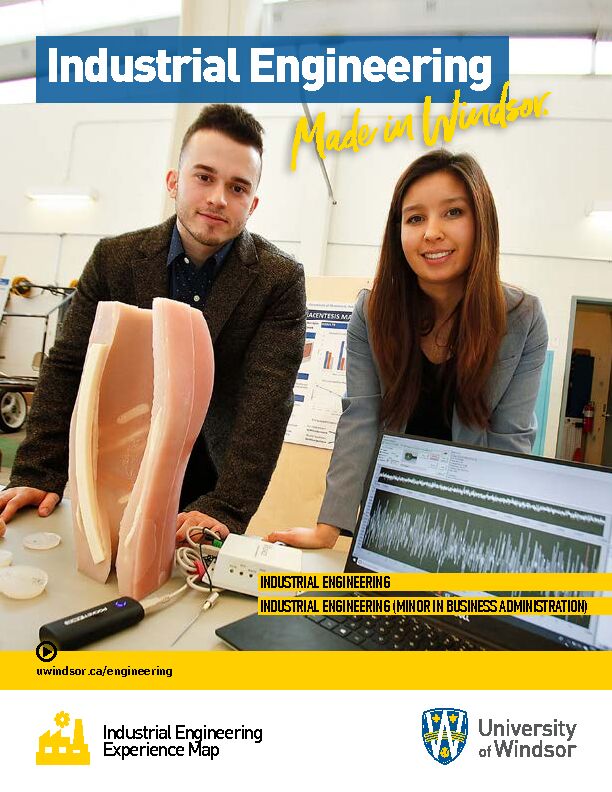 [PDF] Industrial Engineering - University of Windsor