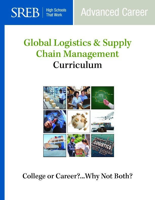 [PDF] Advanced Career - Global Logistics & Supply Chain Management